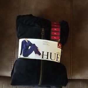 Velour hoodie and pants set